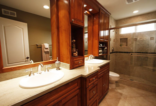 Bathroom remodel done by our plumbers in Goodyear, Arizona